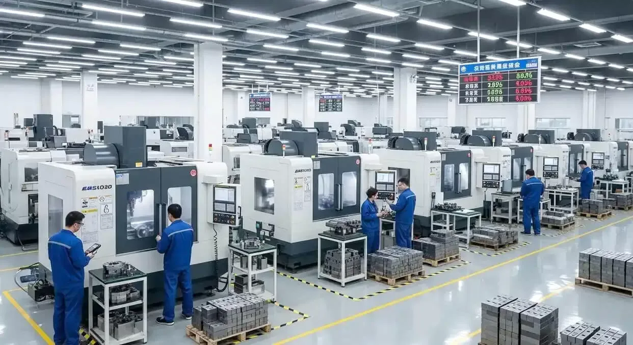 金属加工车间实拍