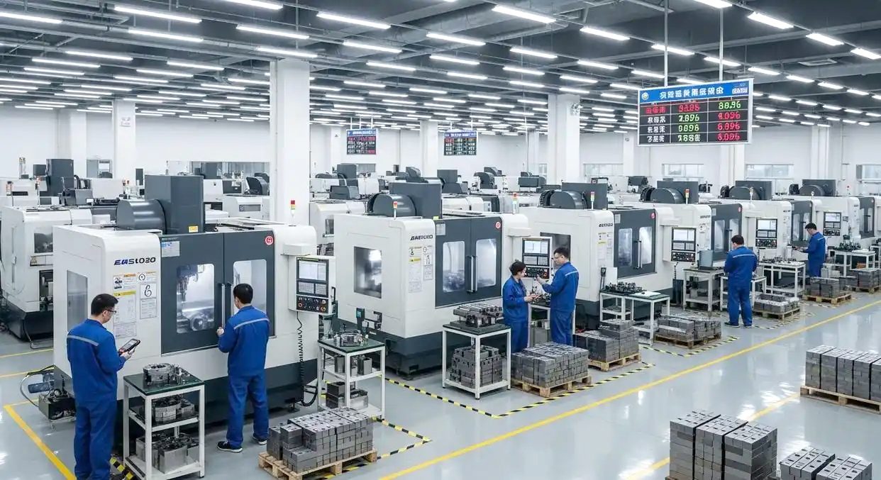 金属加工车间实拍